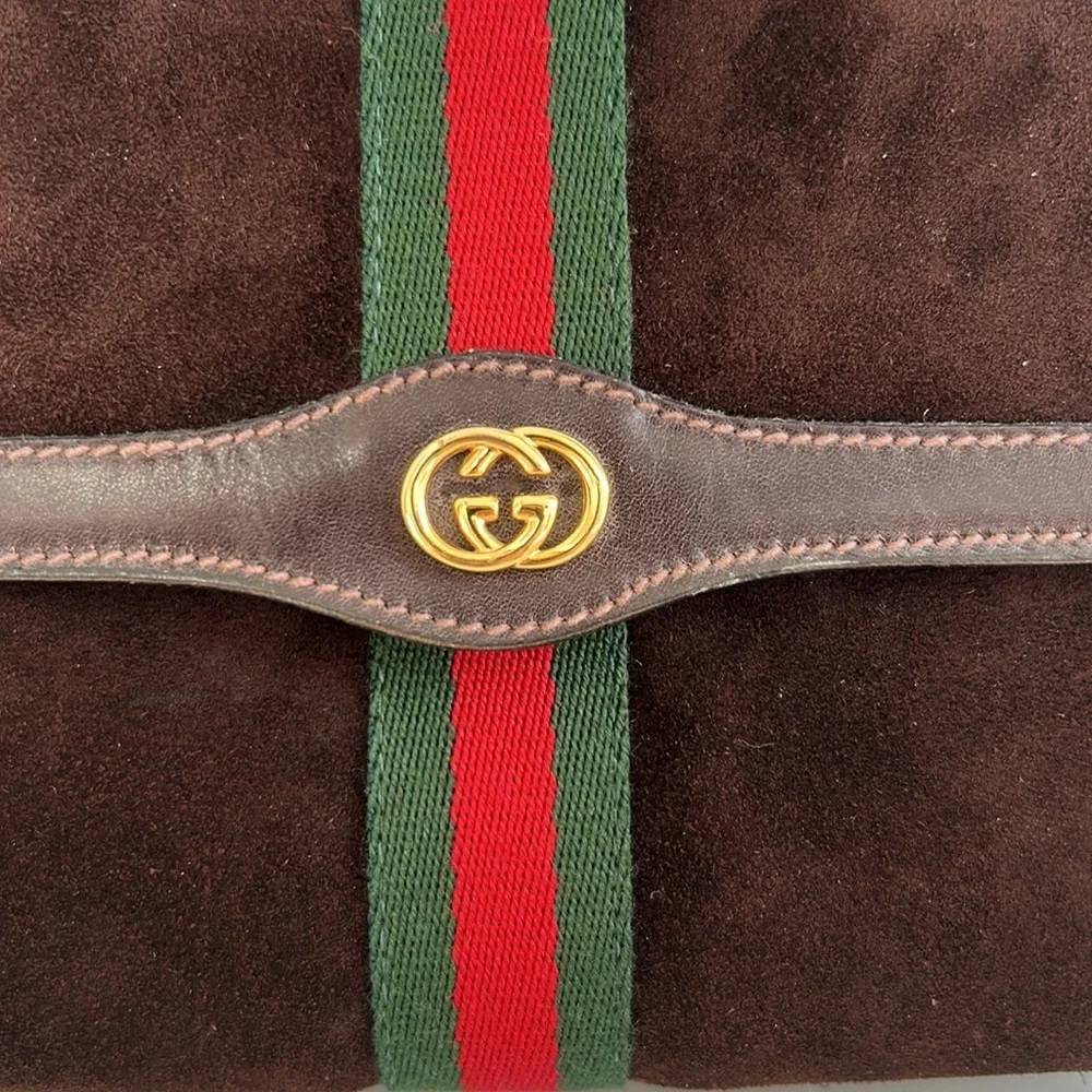 Gucci Suede clutch - Picture 2 of 8